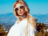 Paris Hilton na stoku narciarskim
